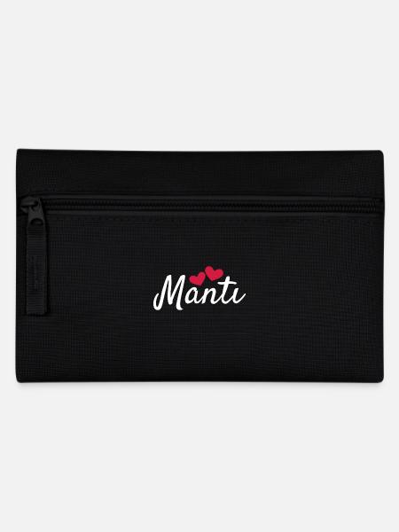Manti Türkisch Essen - Federtasche - Schwarz