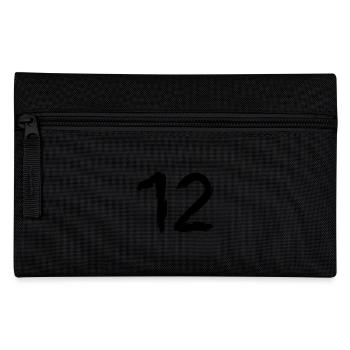 Number 12 Favorite number Lucky number Twelve - Pencil Case - black - Front