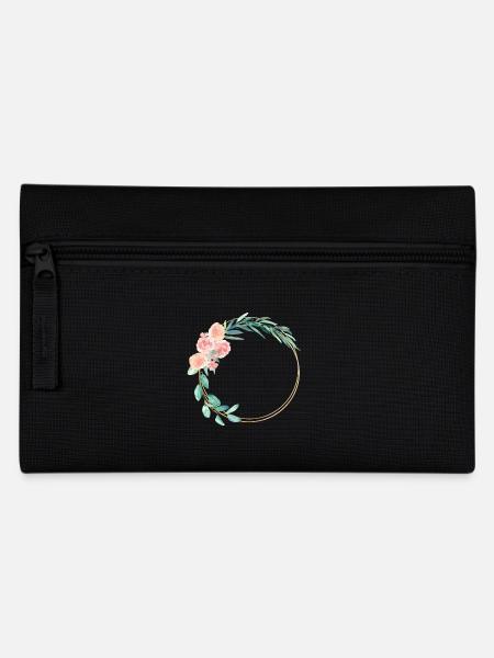 spring_wreath - Federtasche - Schwarz
