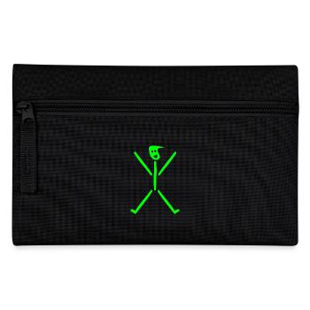 Stick figure funny - Pencil Case - black - Front
