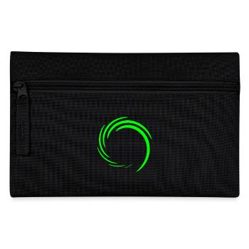 Cercle vert vert - Trousse - noir - Devant