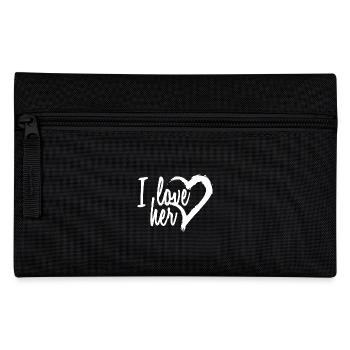 I love her - Pencil Case - black - Front