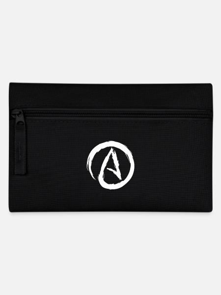 Atheismus Symbol Atheist - Federtasche - Schwarz