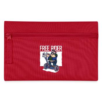 Motorräder Motorrad Freiheit Unabhängigkeit Lustig - Federtasche - Rot - Vorne
