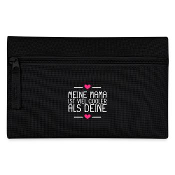 Lustige Sprüche Meine Mama Spruch Lustig - Federtasche - Schwarz - Vorne