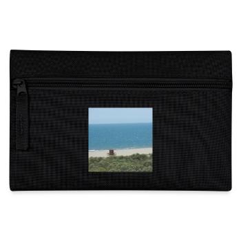 Strand Spanien Urlaub Ferien Reise Meer - Federtasche - Schwarz - Vorne
