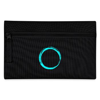 Circle Symbol Design Water Blue - Pencil Case - black - Front
