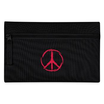 Peace Symbol Freedom - Pencil Case - black - Front
