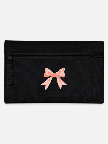 Schleife - Federtasche - Schwarz