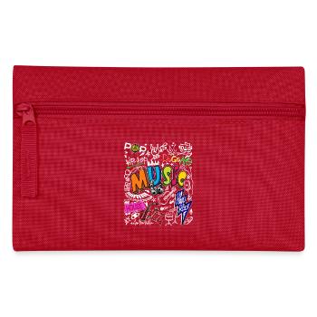 Festival de concert de rock rock hard rock punk hip hop - Trousse - rouge - Devant
