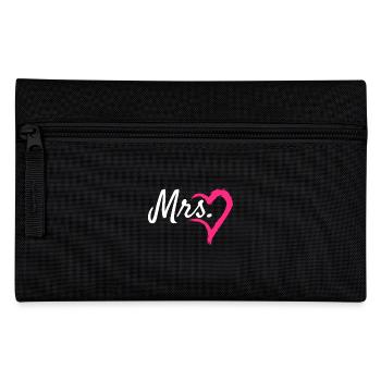 Mrs Herz - Federtasche - Schwarz - Vorne