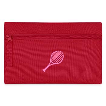 Tennis racket pink - Pencil Case - red - Front