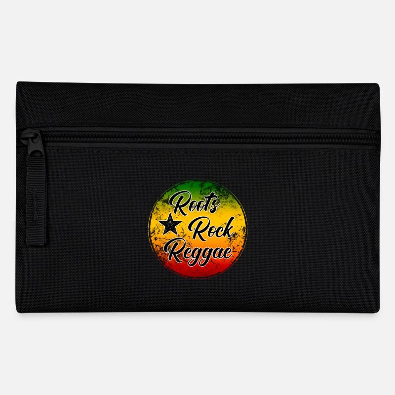 roots rock reggae - illustration de style musical - Trousse - noir