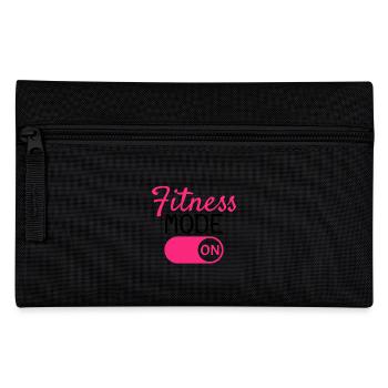 Fitness mode on - Pencil Case - black - Front