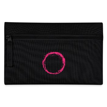 Circle pink - Pencil Case - black - Front