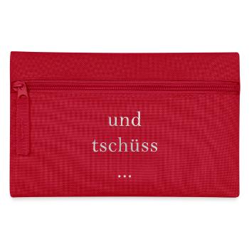 und tschüss... - Federtasche - Rot - Vorne