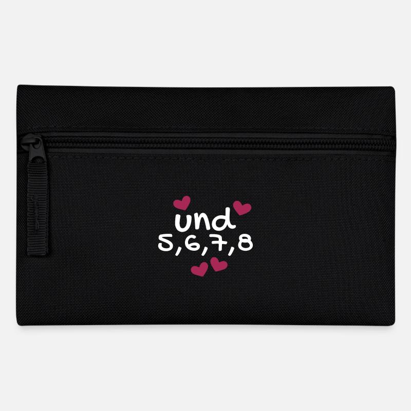 Tanzen Tanz Tanzkurs Rhythmus - Federtasche - Schwarz