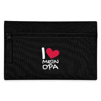 Ich liebe mein Opa - Federtasche - Schwarz - Vorne