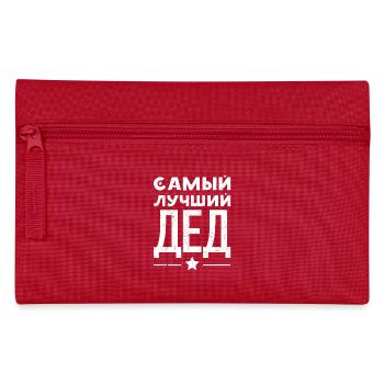 Meilleur grand-père du monde rengaine en Russe Russie - Trousse - rouge - Devant