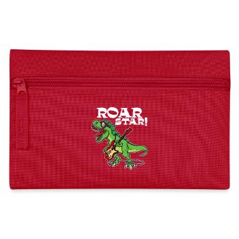 Lustig Tier Cool Dinosaurier Spruch - Federtasche - Rot - Vorne