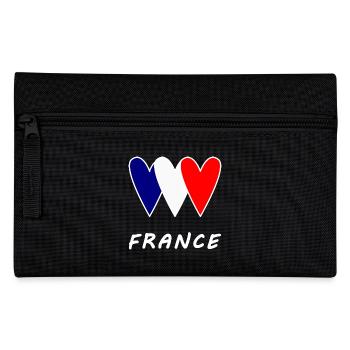 FOOTBALL. SPORT. FRANCE. CHAMPION. BLEU BLANC ROUG - Trousse - noir - Devant