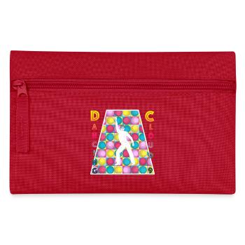Retro - Disco - Tanzen - 70er Jahre - Federtasche - Rot - Vorne