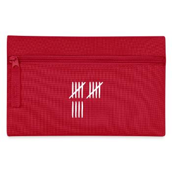 14. Geburtstag Strichliste 14 Jahre alt - Federtasche - Rot - Vorne