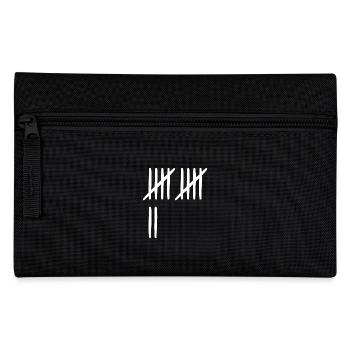 12th birthday tally sheet 12 years old - Pencil Case - black - Front