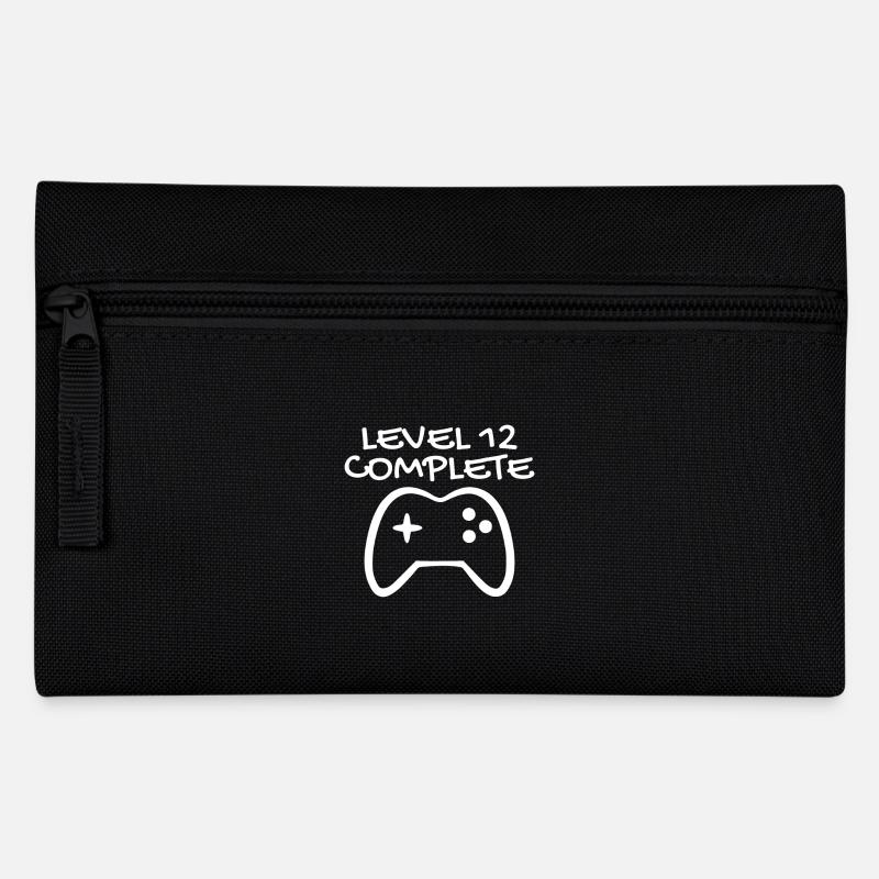 12. Geburtstag - Gamer 12 - 12 Jahre Geschenk - Federtasche - Schwarz