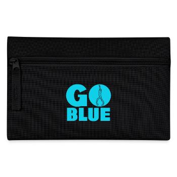 Go Blue - Apnea Freediving - Pencil Case - black - Front