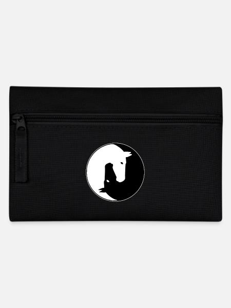 Yin yang cheval - Trousse - noir