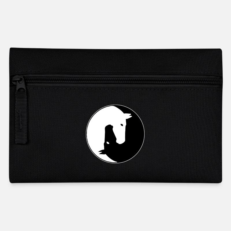 Yin yang cheval - Trousse - noir