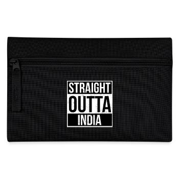 Straight Outta India - Federtasche - Schwarz - Vorne