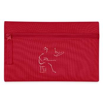 Blues-Gitarrist - Federtasche - Rot - Vorne