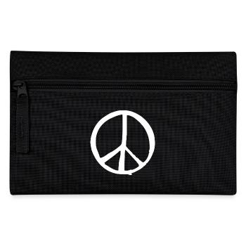 Signe de paix - Trousse - noir - Devant