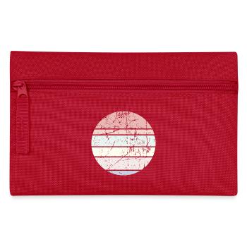 Background Pastel Circle - Pencil Case - red - Front