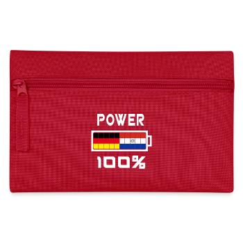 Germany and Paraguay Power 100% - Pencil Case - red - Front