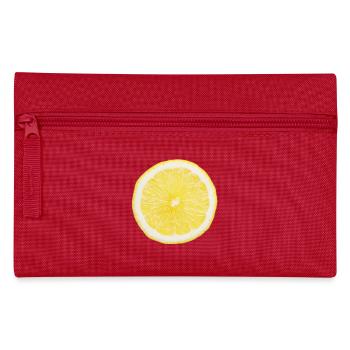 Half lemon - Pencil Case - red - Front