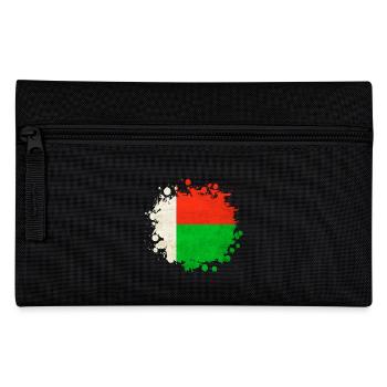 Madagascar flags blob - Pencil Case - black - Front
