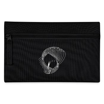 Lignes de cercle géométriques - Trousse - noir - Devant