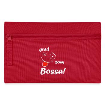 Grad zom Bossa! - white - Federtasche - Rot - Vorne