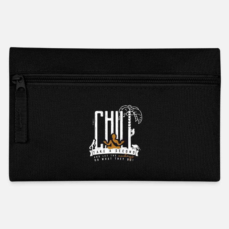 Chill (white) - Pencil Case - black