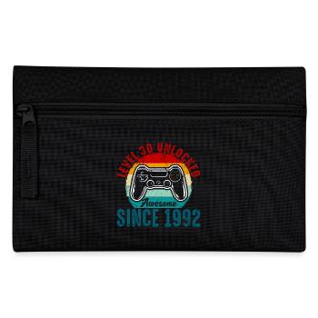 Level 30 Entsperrtes Retro-Controller-Tee - Federtasche - Schwarz - Vorne