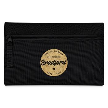 Bradford UK Vintage Round Logo 1974 - Pencil Case - black - Front