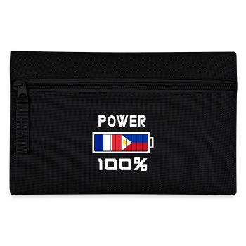 The Philippines and France Power 100% - Pencil Case - black - Front