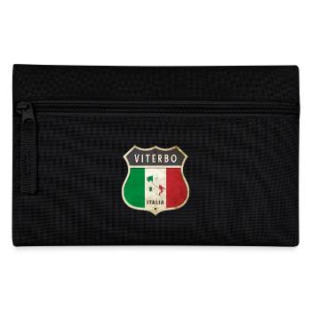 Viterbo Italien Wappen Flaggen Design - Federtasche - Schwarz - Vorne