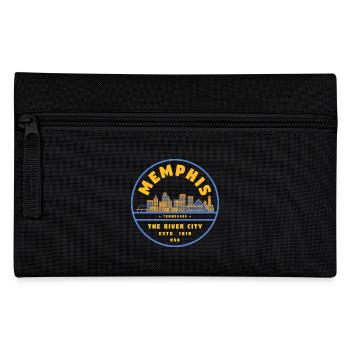 Memphis RiverCity Skyline Tee - Federtasche - Schwarz - Vorne
