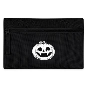 Visage de citrouille - Costume d’Halloween effrayant - Trousse - noir - Devant