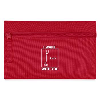 I Want 69 With You Funny Math Integral - Pencil Case - red - Front