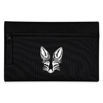 Niedliche Fuchs Zeichnung - Federtasche - Schwarz - Vorne